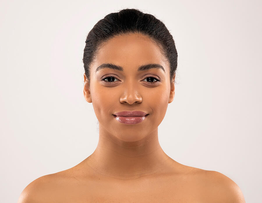 Profile of a woman